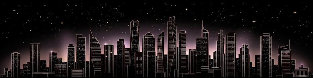 Astrología empresarial - ciudad de negocios